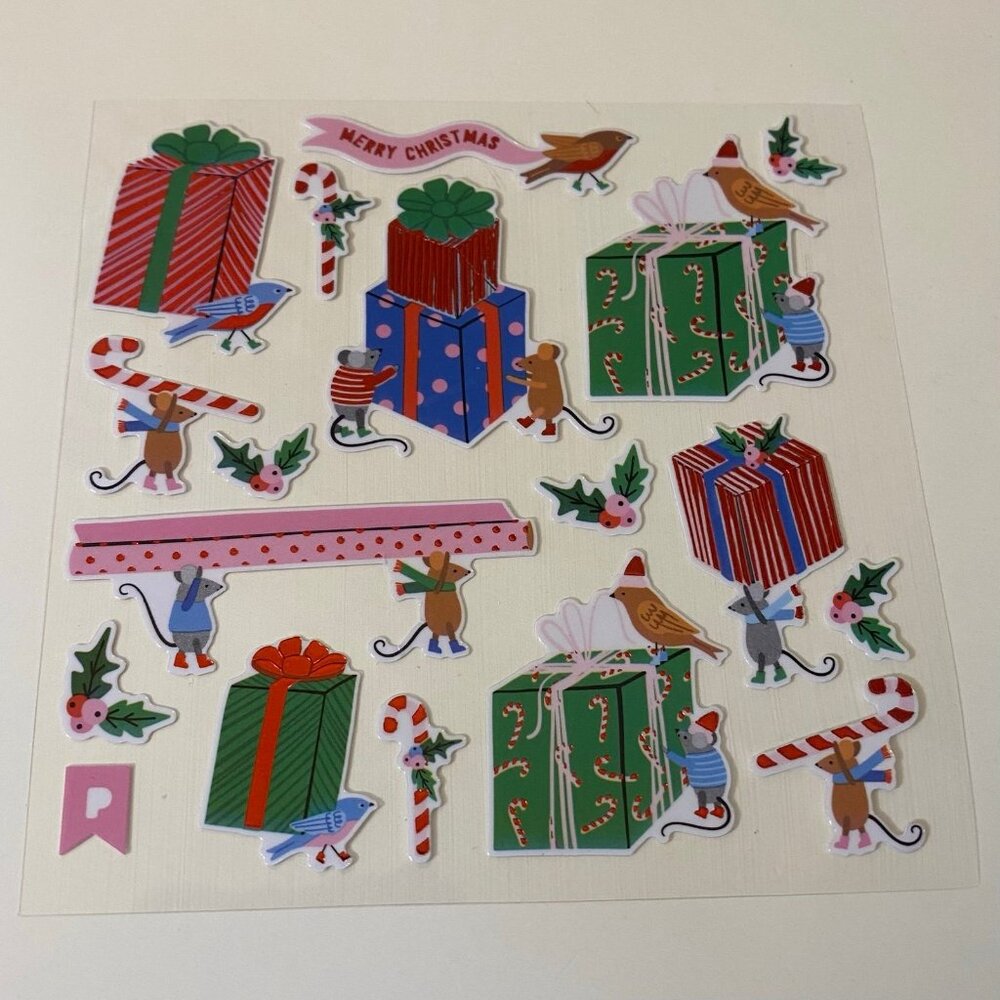 Pipsticks Mice Christmas Stickers - Picture 3 of 3